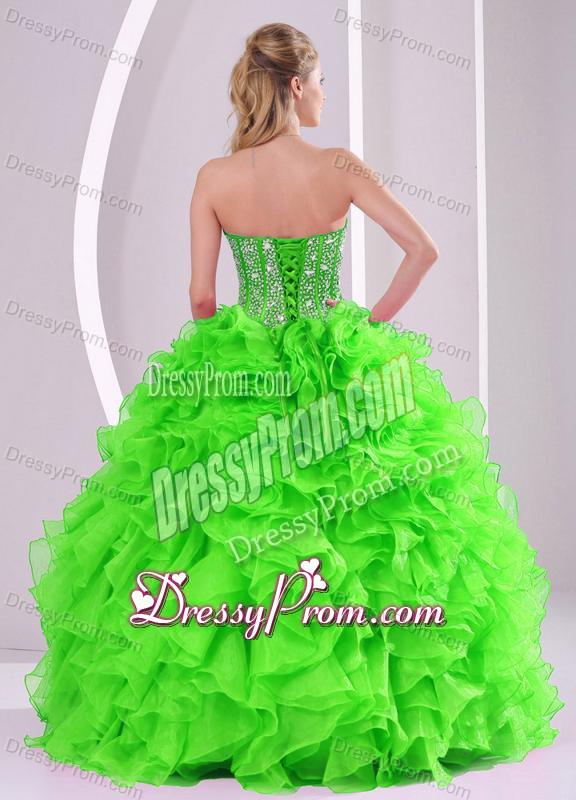 Ball Gown Sweetheart Popular Quinceanera Gowns with Beading and Ruffles