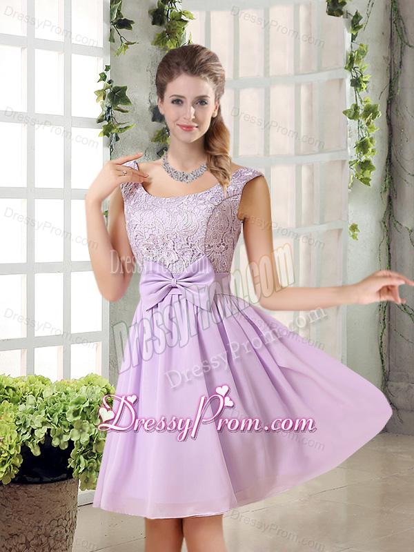 2015 Brand New Style A Line Chiffon Dama Dress