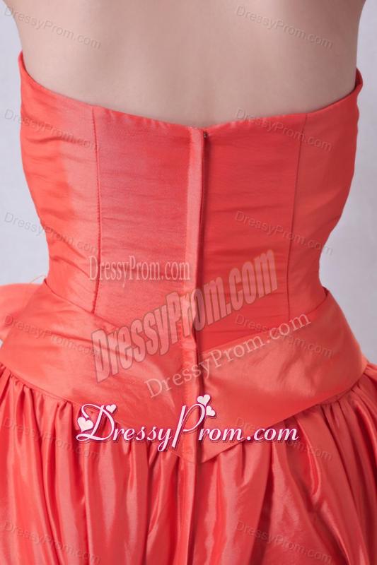 Cheap Sweetheart Short Prom Dress with Bowknot Mini-length