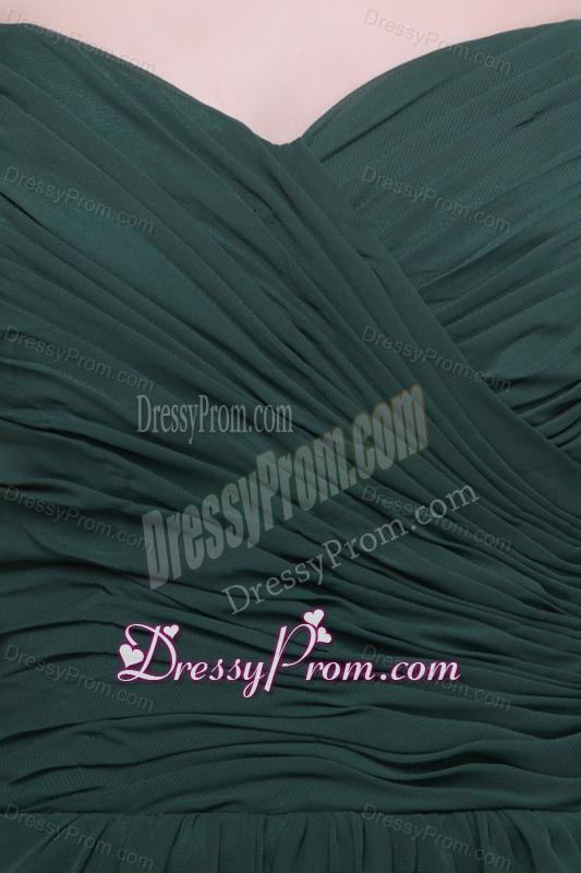 Sweetheart Chiffon Empire Ruche Floor-length Prom Dress for Cheap