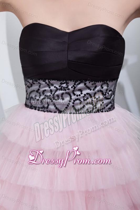 Sweetheart A-line Sweetheart Mini-length Beading Prom Dress with Side Zipper
