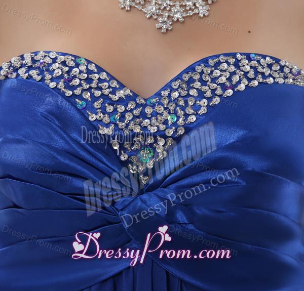 Sweetheart Empire Backless Beading Prom Dress