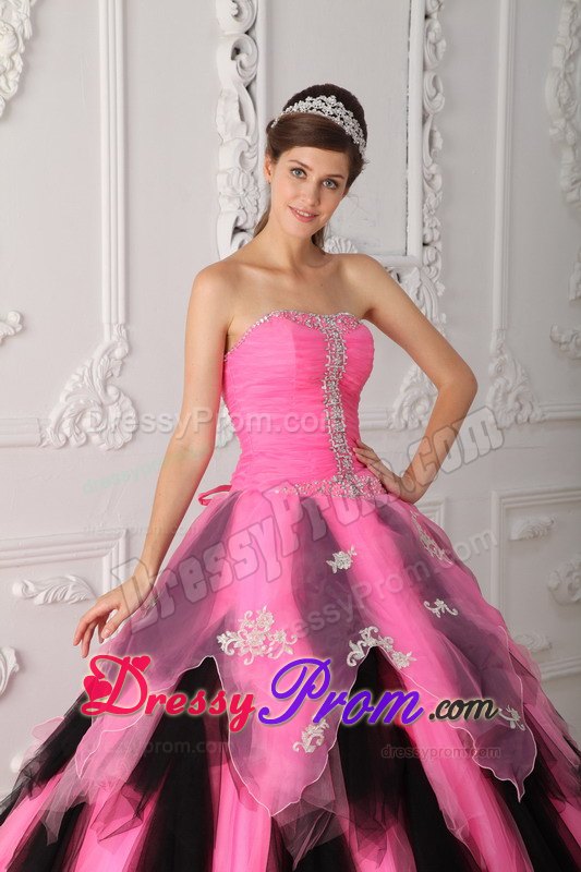 2013 Brand New Beaded and Ruched Dresses for a Quince Appliques