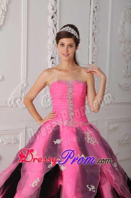 2013 Brand New Beaded and Ruched Dresses for a Quince Appliques