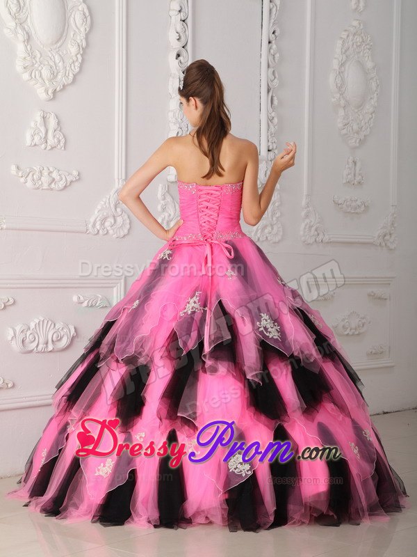 2013 Brand New Beaded and Ruched Dresses for a Quince Appliques