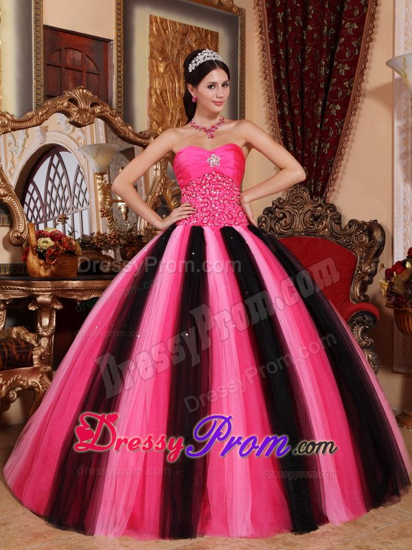 Multi-color Sweetheart Floor-length Beading and Ruche Dresses 15