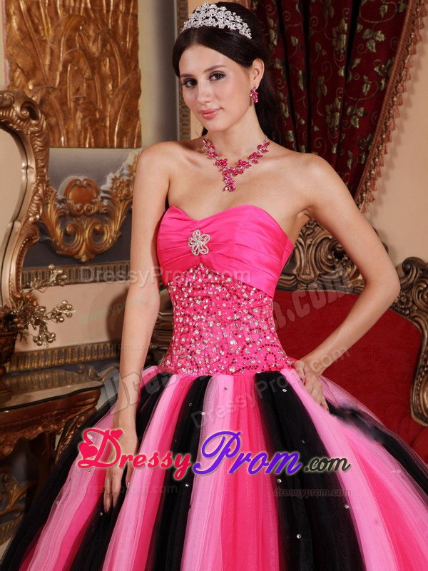 Multi-color Sweetheart Floor-length Beading and Ruche Dresses 15