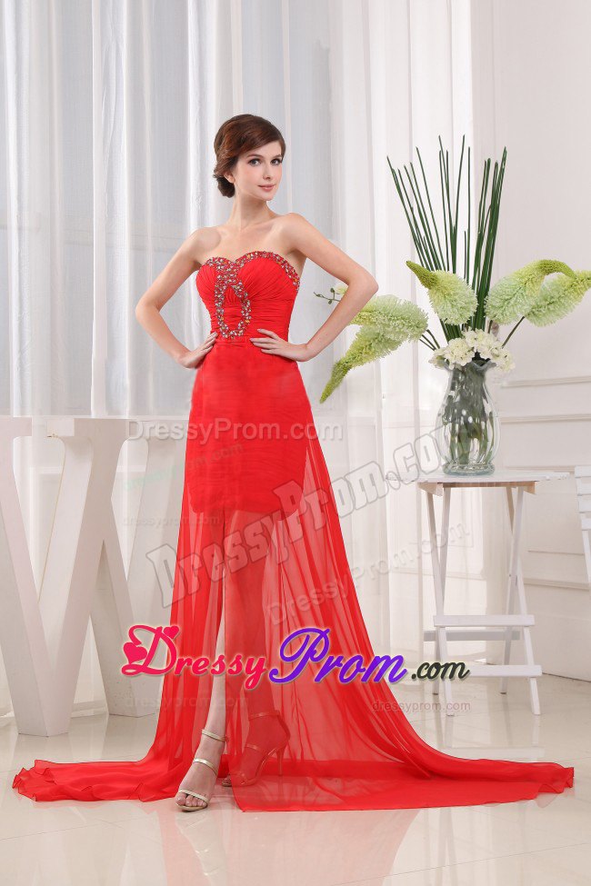Elegant Sweetheart High-Low cocktail/Homecoming Dress