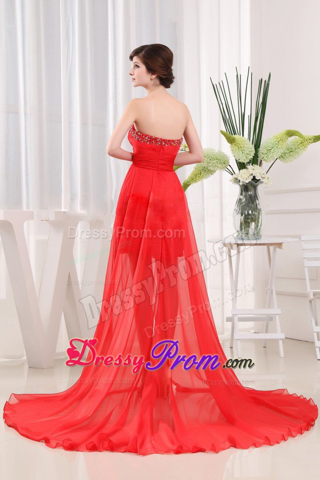 Elegant Sweetheart High-Low cocktail/Homecoming Dress