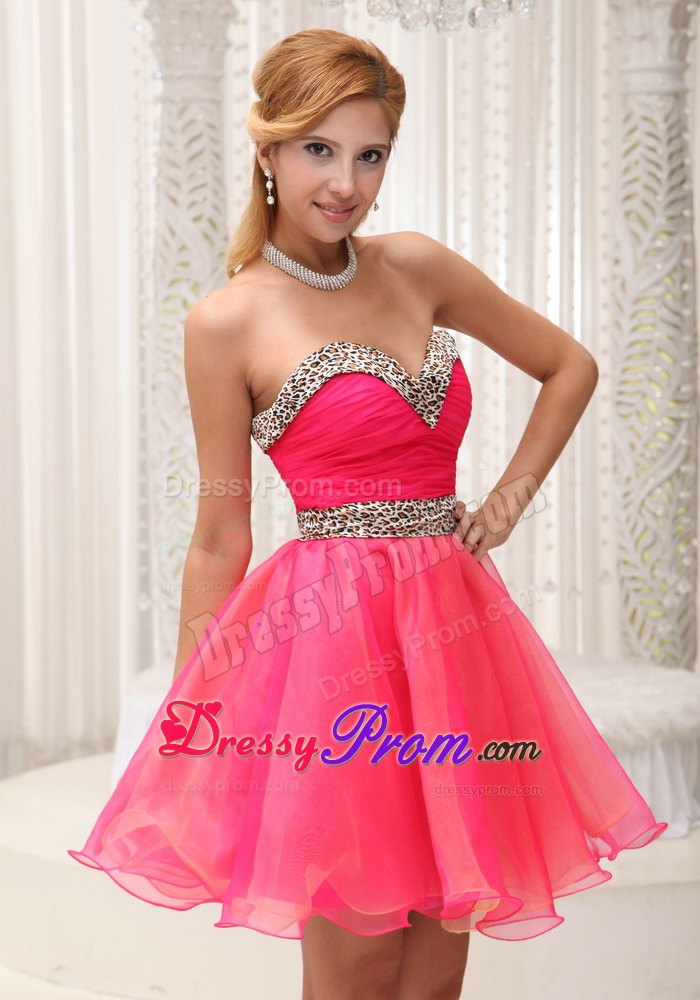 Beading Decorate A-line Short Prom Cocktail Dress Organza