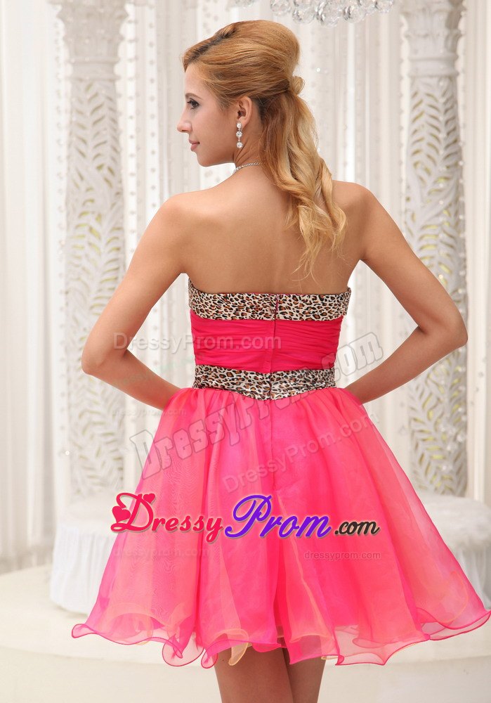 Beading Decorate A-line Short Prom Cocktail Dress Organza
