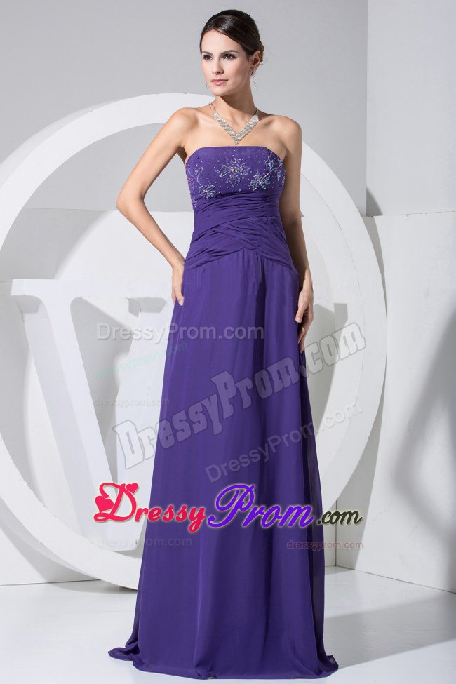 Custom Made Column Beaded Long Prom Dress Colors to Choose