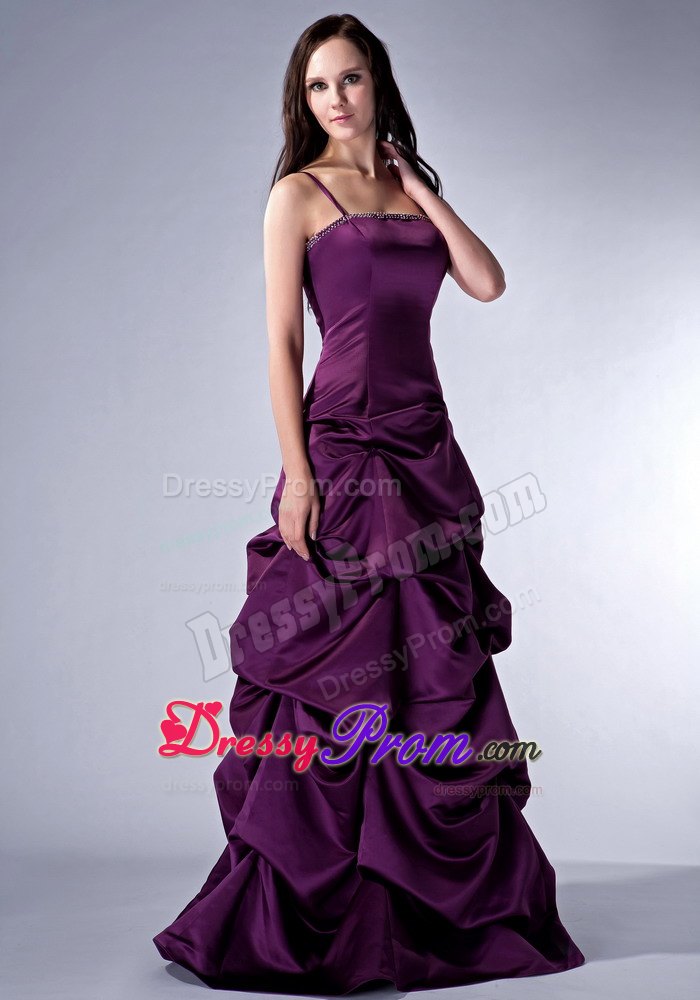 Spaghetti Straps Pick Ups Prom formal Dress Colors to Choose