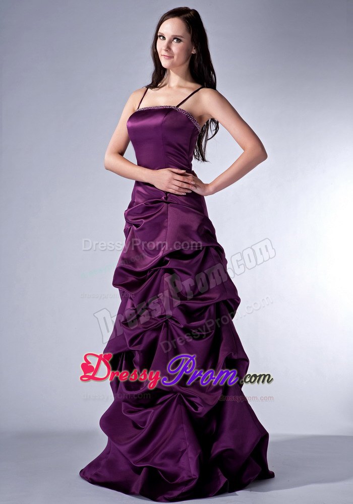 Spaghetti Straps Pick Ups Prom formal Dress Colors to Choose