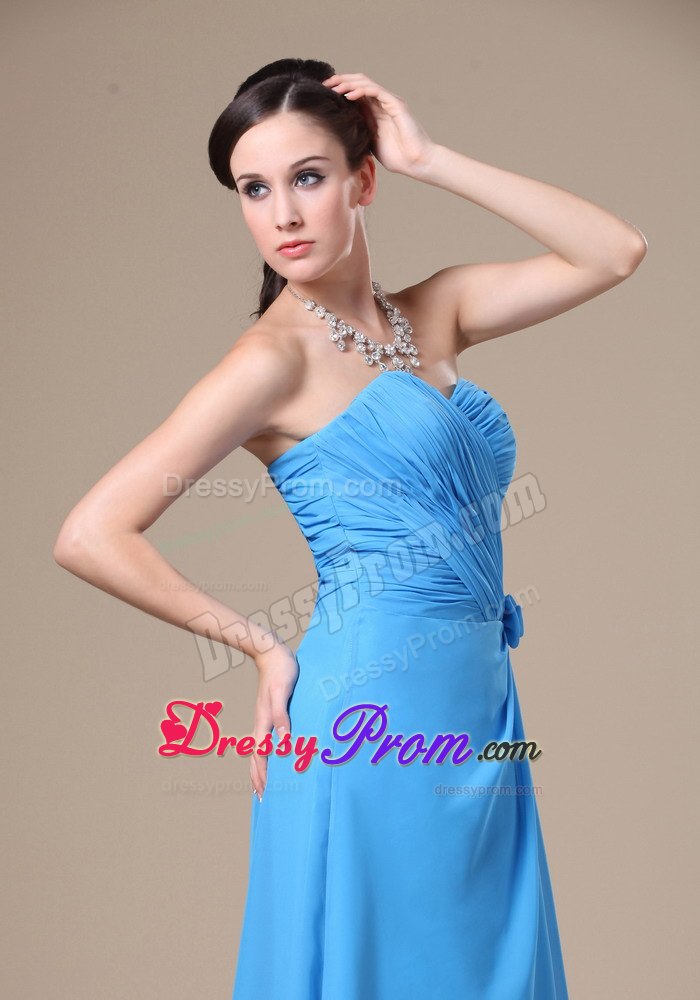 Plus Size Empire Ruched Teal Prom Evening Dress in Bedfordshire