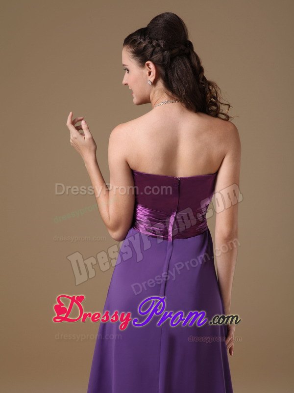 Empire Sweetheart Beaded Purple Prom Dress in Daytona Beach
