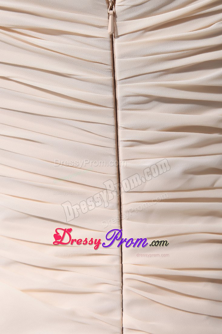 2013 Cheap Champagne Long Prom Dress with Ruffled Layers