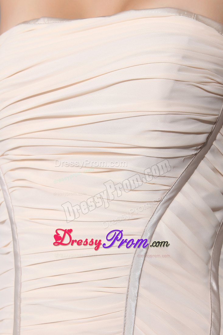 2013 Cheap Champagne Long Prom Dress with Ruffled Layers