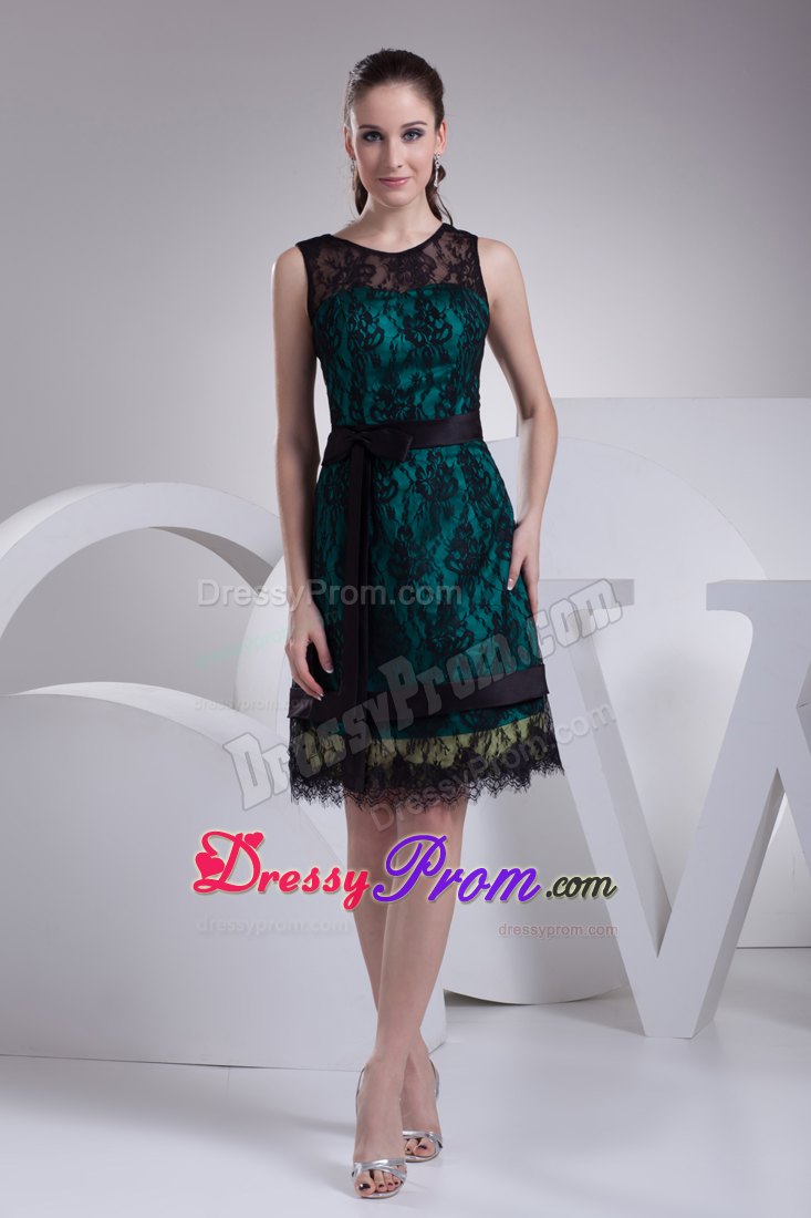 dark green and black outfit