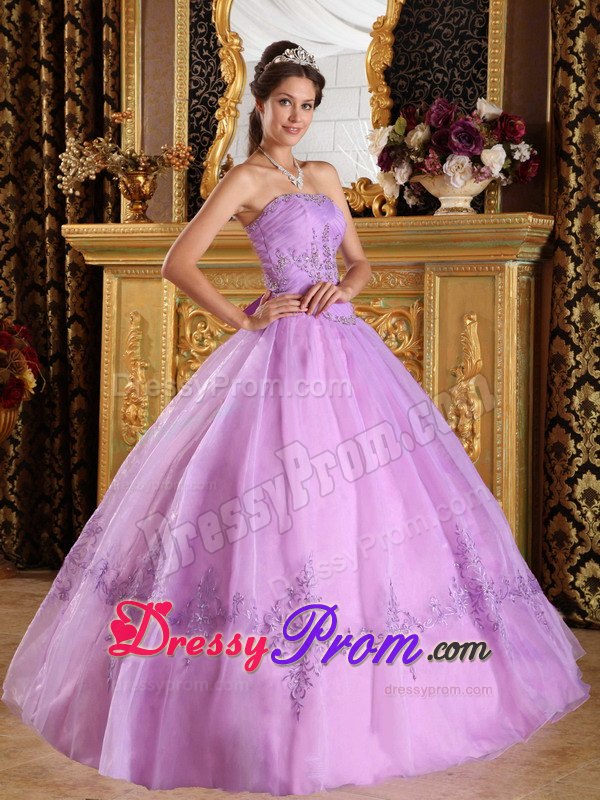 Quinceanera Dress with Ruching Sweetheart and Appliques