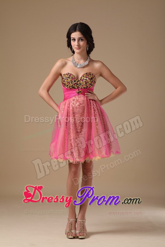 A-line Sweetheart Multi-color Organza Dresses For Prom Night with Beading