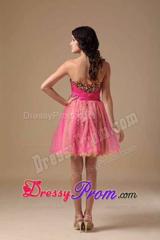 A-line Sweetheart Multi-color Organza Dresses For Prom Night with Beading