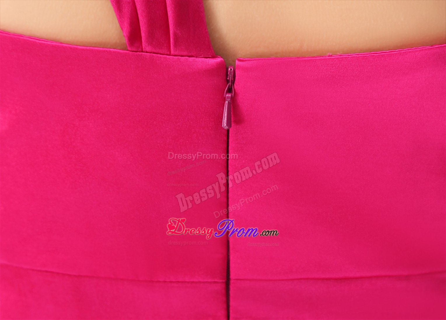 Hot Pink One Shoulder Prom Dress Ankle-length in Mississauga