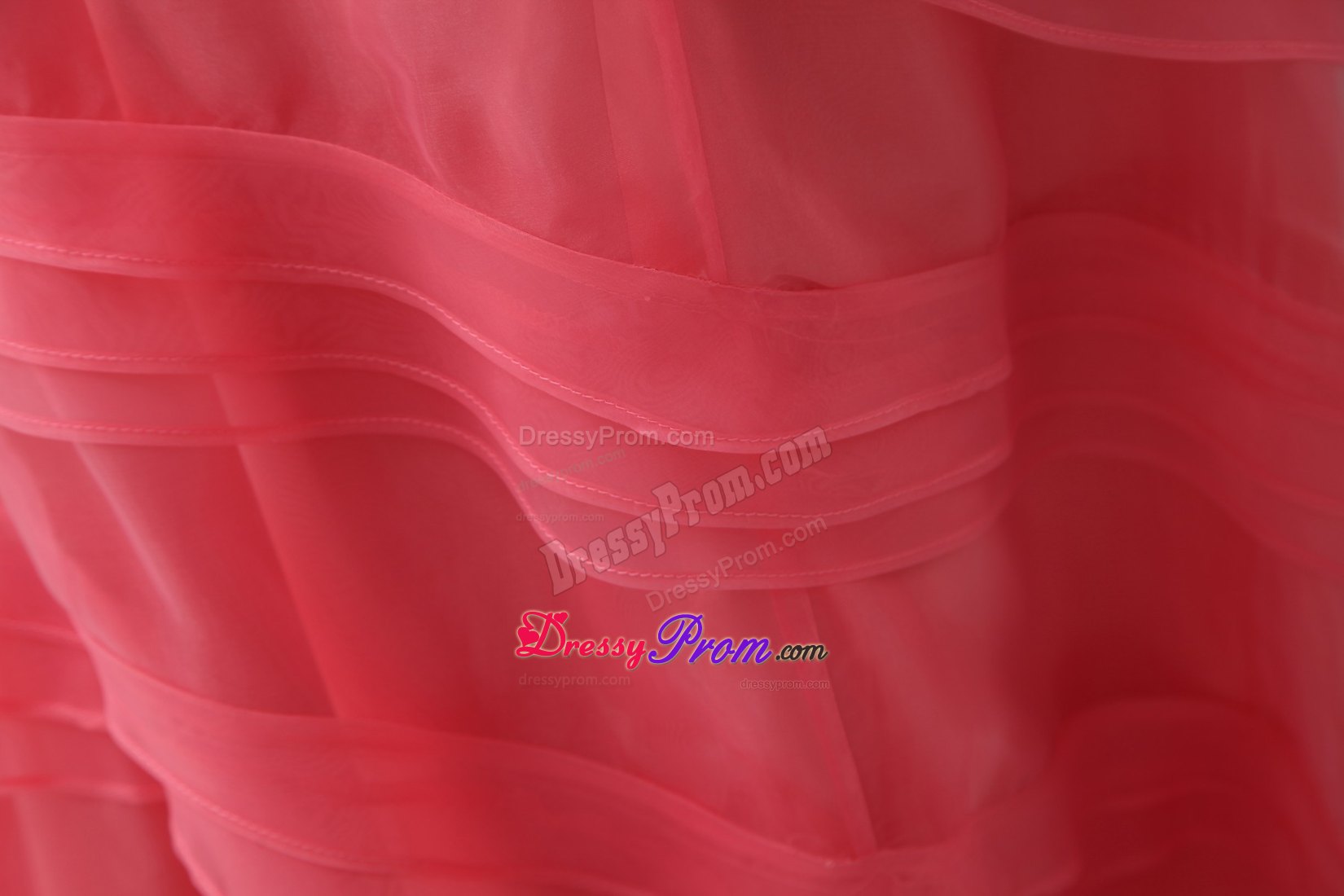 Watermelon Strapless Brush Train Prom Mother Of The Bride Dresses