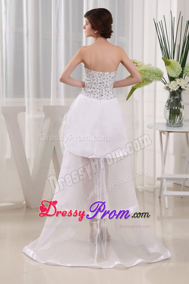 Popular Sweetheart Prom Dress with Beading and Ruffled Layers