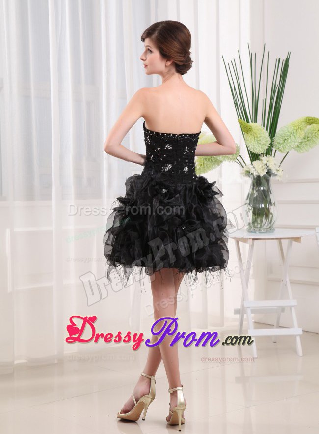 Wholesale Tulle Beaded Little Black Dress with Pick Ups Oregon