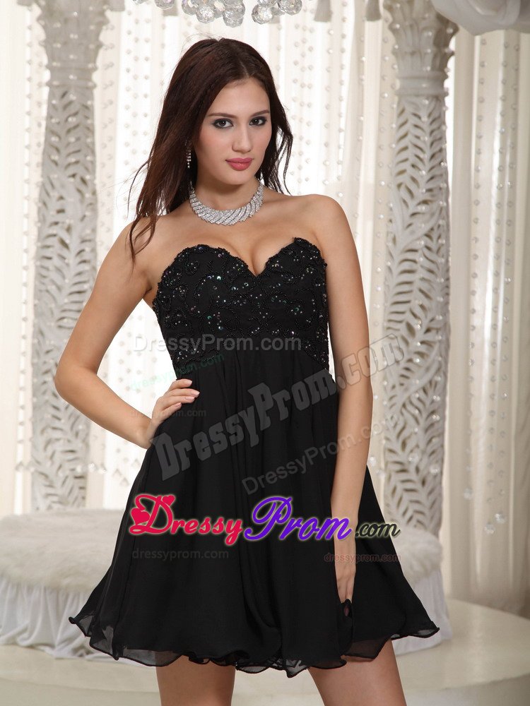 2014 Sweetheart Beaded Lace-Up Hawaii Black Evening Dresses