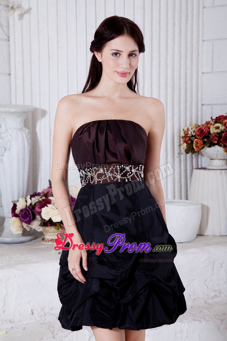 Special Strapless Beaded Little Black Dress with Sash in Kentucky