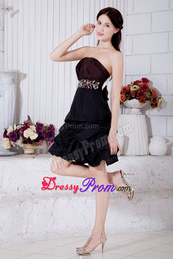 Special Strapless Beaded Little Black Dress with Sash in Kentucky