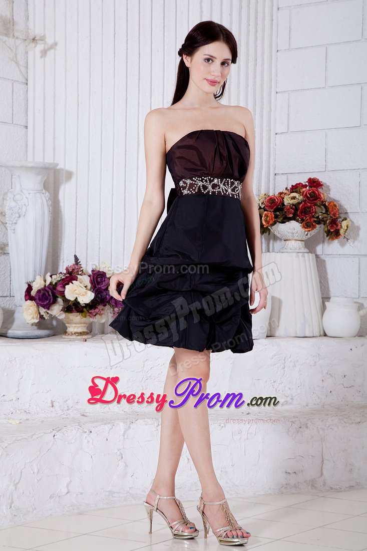 Special Strapless Beaded Little Black Dress with Sash in Kentucky