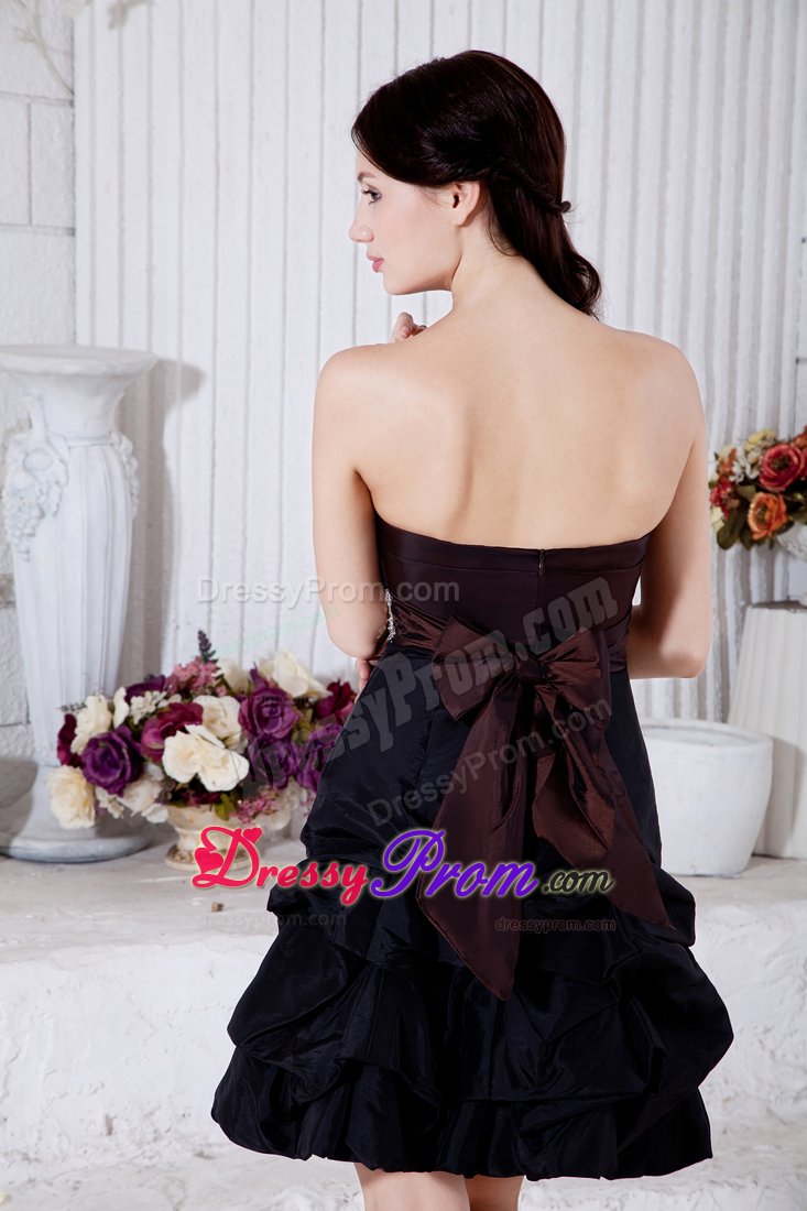 Special Strapless Beaded Little Black Dress with Sash in Kentucky