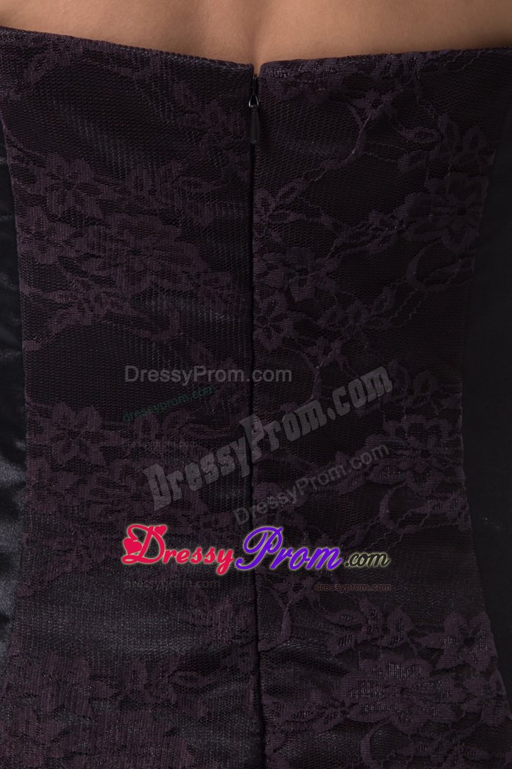 Special Style Halter Top Short Sleeves Little Black Cocktail Dress