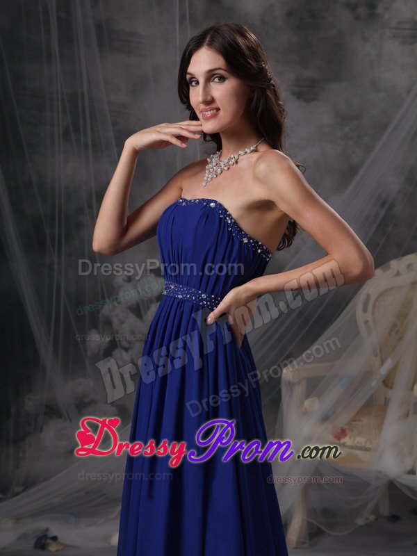 Designer Empire Strapless Beaded Ruched Prom Dresses Store