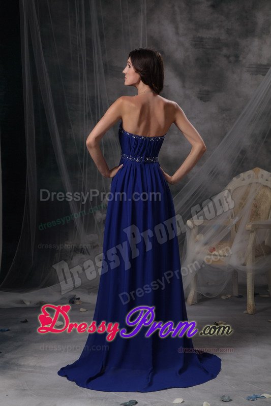 Designer Empire Strapless Beaded Ruched Prom Dresses Store