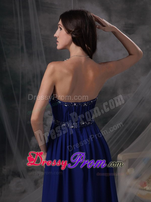Designer Empire Strapless Beaded Ruched Prom Dresses Store