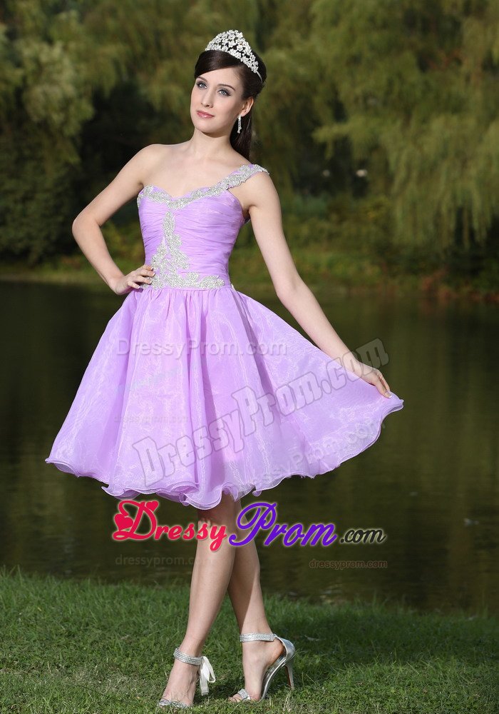 One Shoulder Beaded Short Prom Party Dress Colors for Choice