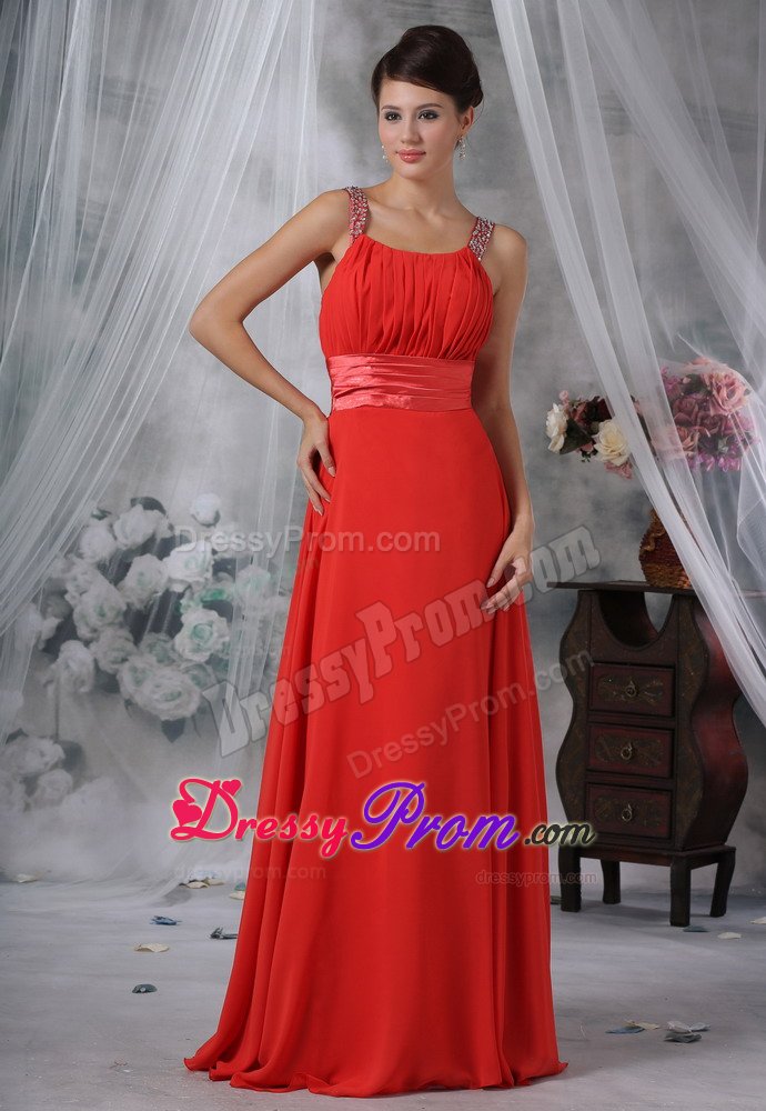 Column Straps Beaded Dresses for Prom Night Colors for Choice