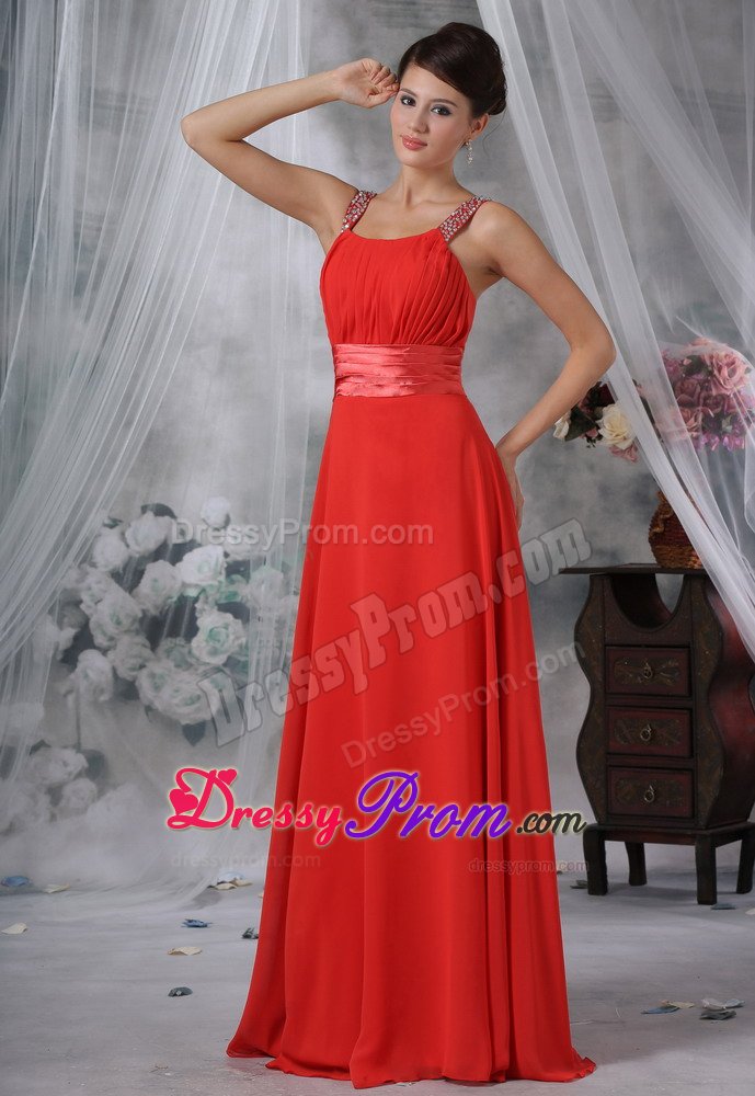 Column Straps Beaded Dresses for Prom Night Colors for Choice