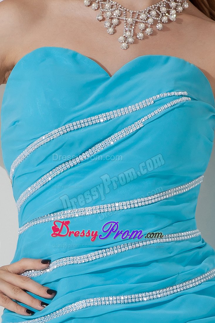 Sophisticated Beaded Prom Nightclub Dresses Mini-Length Sweetheart