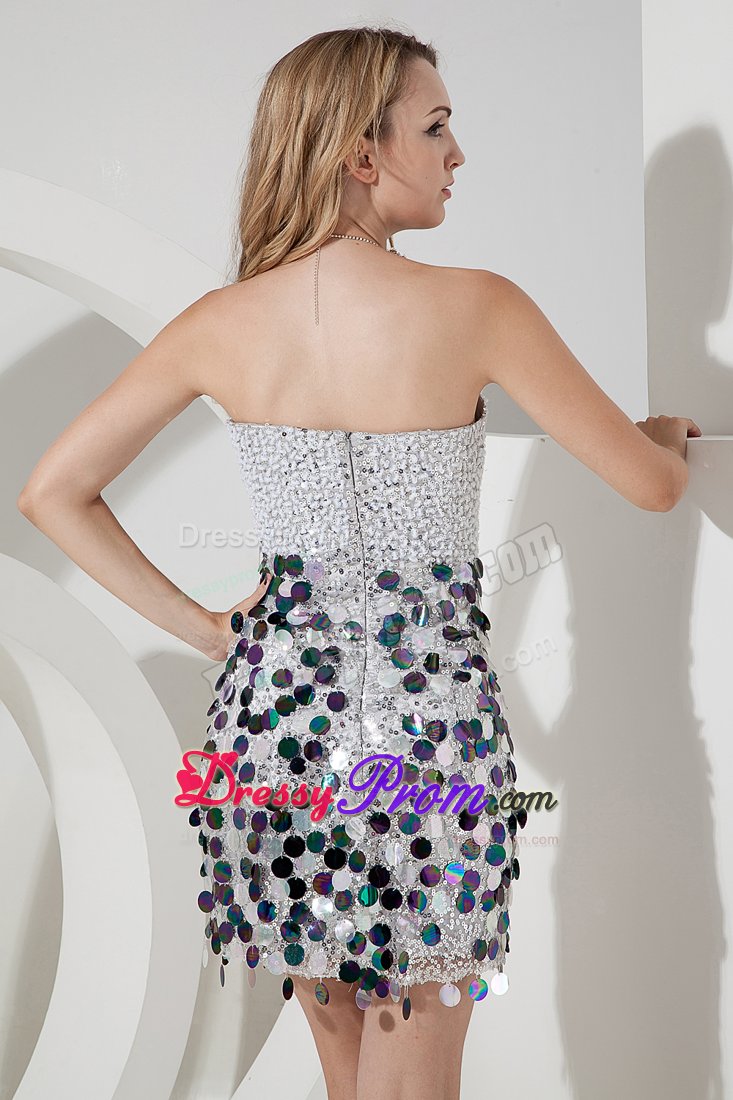 Sexy Prom Holiday Dress Beading and Sequins Mini-length in Contagem