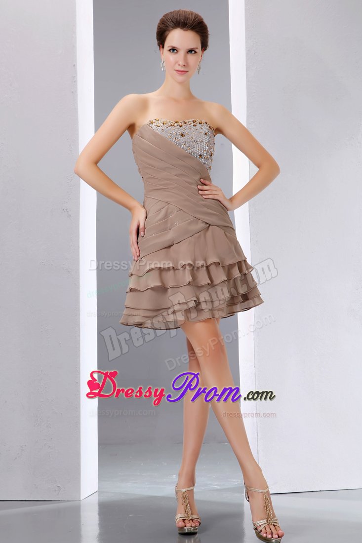 Dazzling Mini-length Prom Graduation Dresses Beading and Sequins