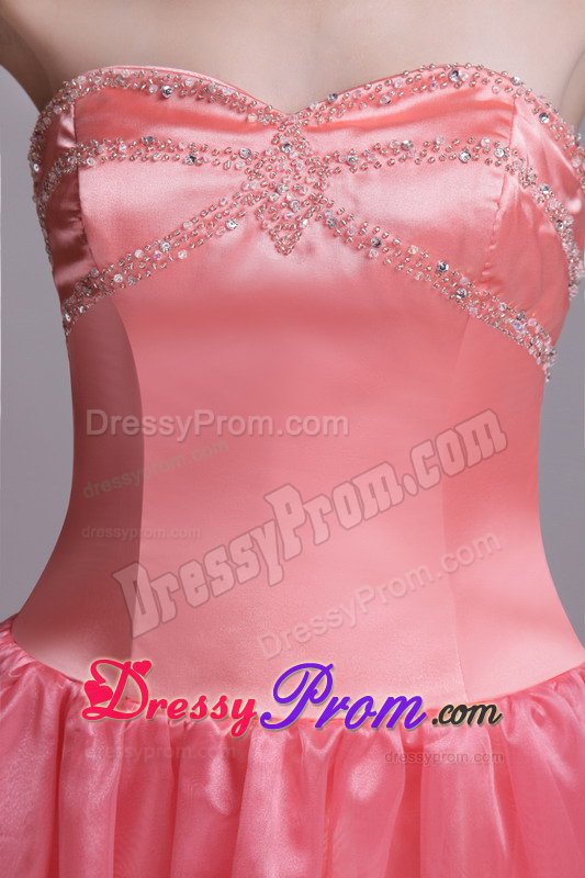 Beaded Prom Holiday Dresses Watermelon for Sao Bernardo Do Campo