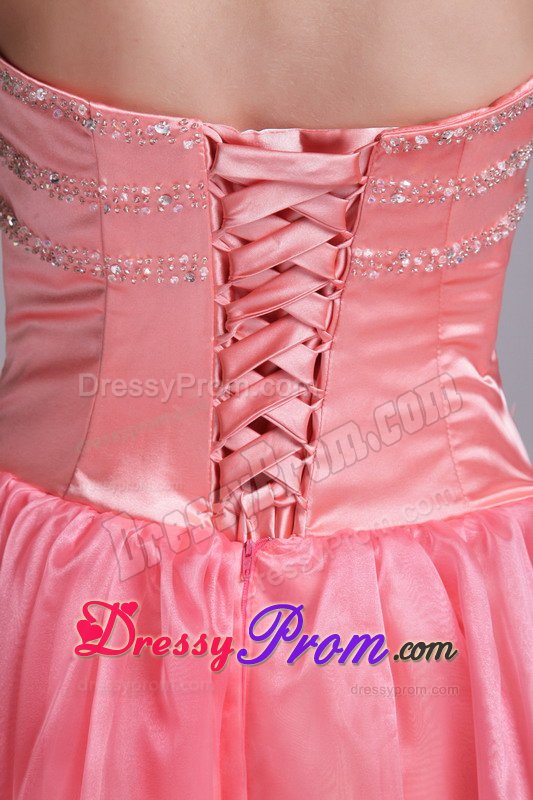 Beaded Prom Holiday Dresses Watermelon for Sao Bernardo Do Campo