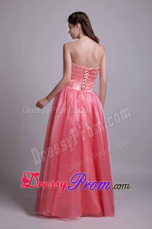 Beaded Prom Holiday Dresses Watermelon for Sao Bernardo Do Campo