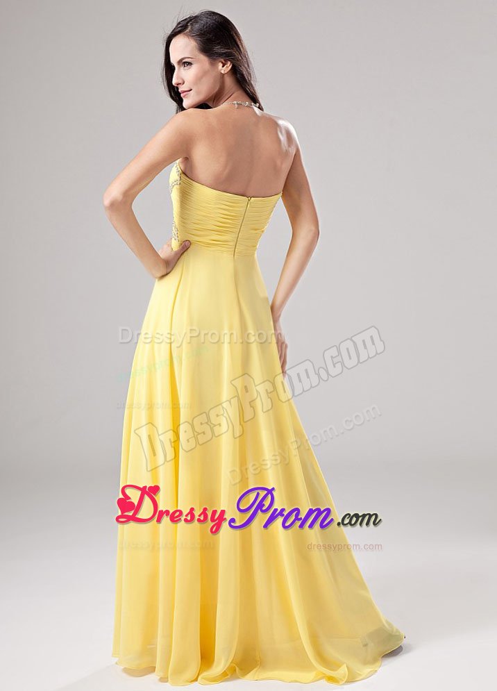 Gardena CA Sweetheart Chiffon Prom Holiday Dresses with Beading