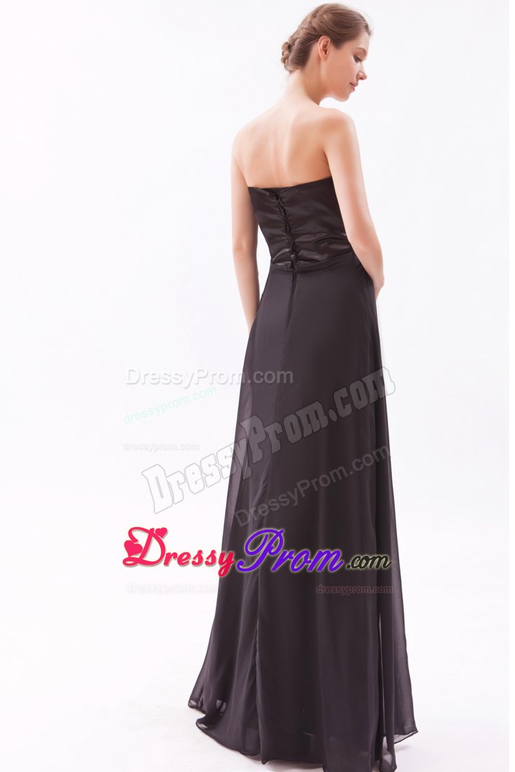 Escondido CA Black Empire Prom Bridesmaid Dress with Beading 2014